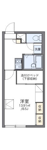 レオパレスたいせつの間取り