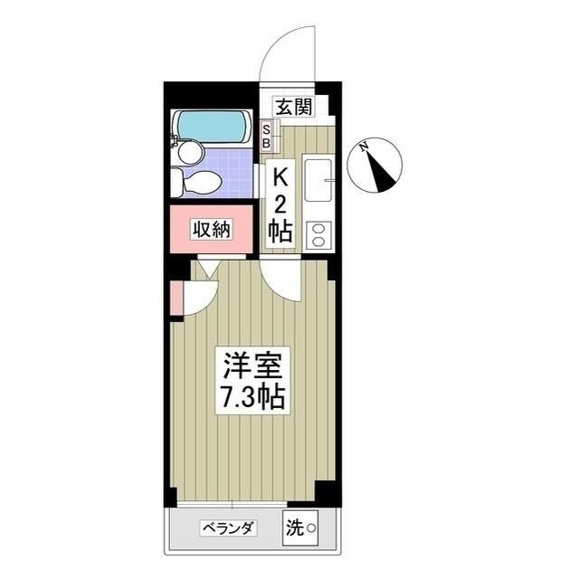 幸コーポの間取り