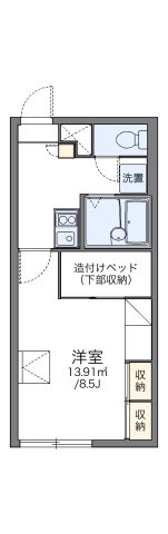 レオパレスＭｉｃｋｙＨｏｕｓｅの間取り
