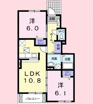 サンラティエVの間取り