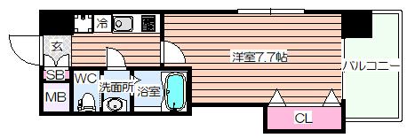 【間取り】 | Luxe新大阪Ⅰ