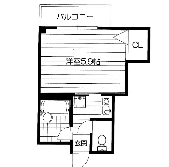フロントリバー都島の間取り
