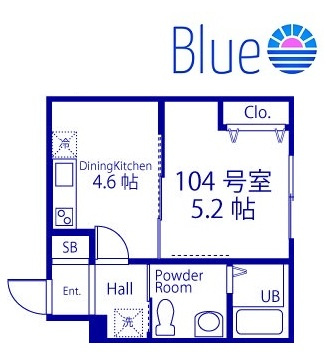【間取り】 | ハーミットクラブハウス金沢八景B棟