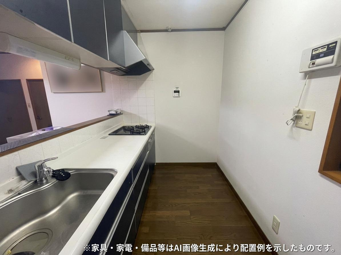 那須塩原市三区町　中古戸建のキッチン