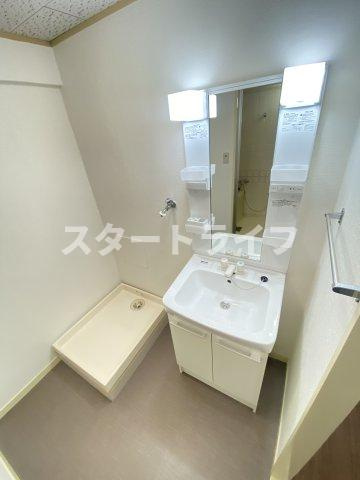 大阪市淀川区十八条２丁目の賃貸マンションの洗面所