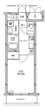 リクレイシア富士見台の間取り|間取りです。
