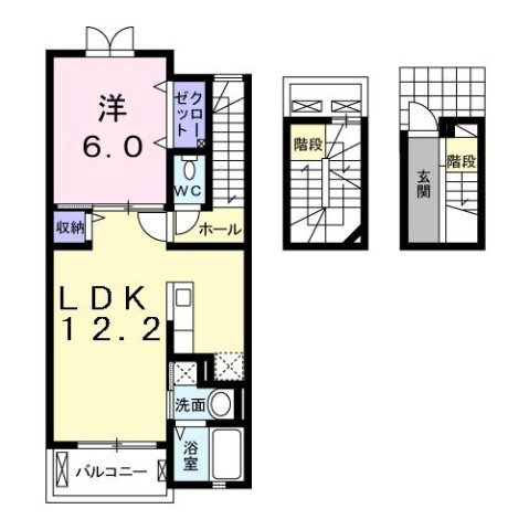 ソレイユ本城の間取り