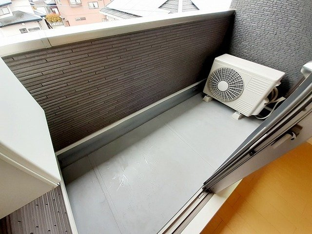 ソレイユ本城のバルコニー