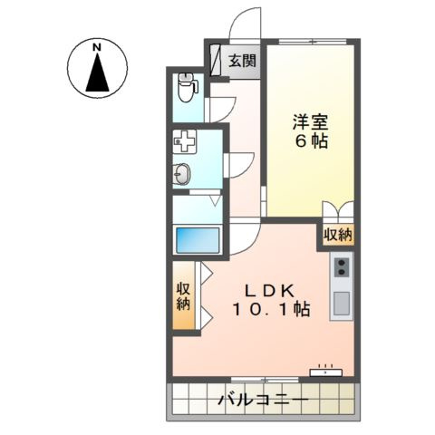 ベティプレイスの間取り
