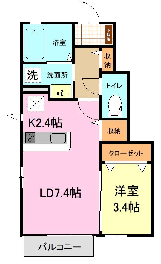 プランドールＭの間取り