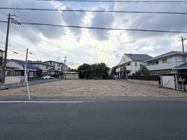 販売予定【瑞穂区白砂町 4号棟】東南角地/シューズICの前面道路含む現地写真|現地（2026.09下旬）撮影　現況：更地