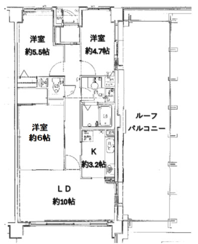 グラン・コート六ッ川ガーデンの間取り