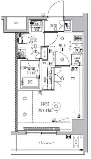 セジョリ武蔵関の間取り