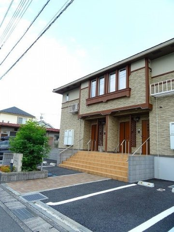 駐車場に車を止められます