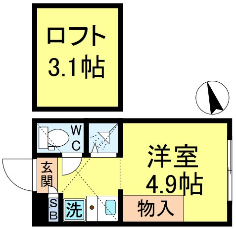 ハーモニーテラス新小岩Ⅲの間取り