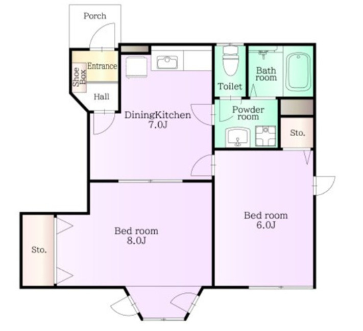 別部屋101の間取りです、現状間取りと相違あるため参考程度でお願いします