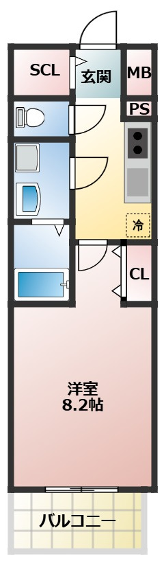 エスリード大曽根プレシャスの間取り