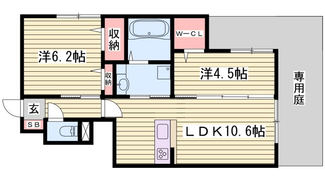 シャルムコートの間取り