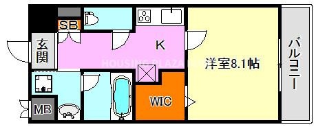 ブランピュールの間取り
