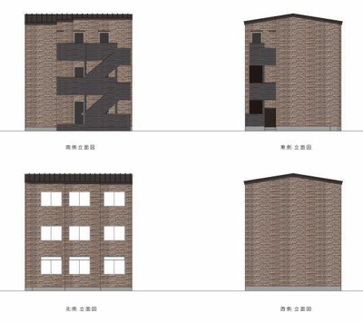 【外観パース】 | Ｔ．Ａ北区上中里３丁目Ａ棟