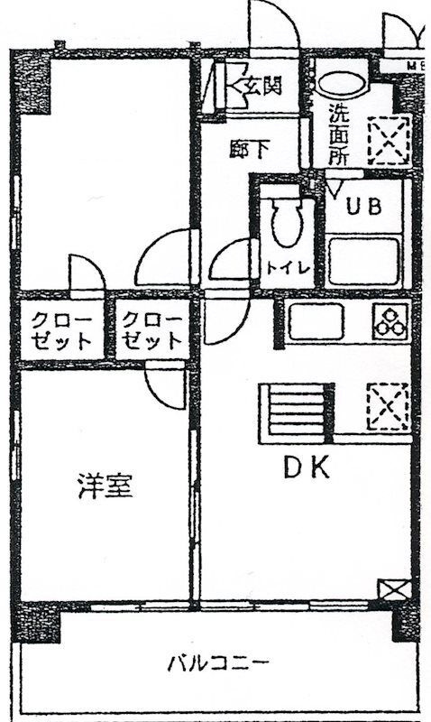 朝日ルミエールの間取り|間取りです。