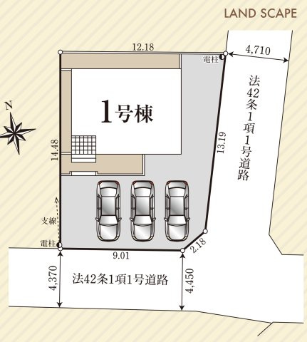 八王子市中野上町第36の区画図