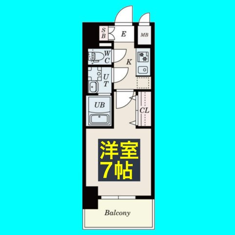 S-RESIDENCE尾頭橋clarity(クラリティ)の間取り