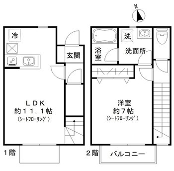 【間取り】 | Ｐｏｒｔｅ　Ｂｏｎｈｅｕｒ