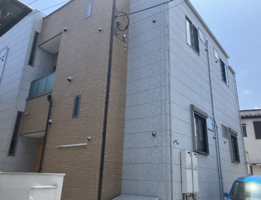 柏市永楽台２丁目のアパートの外観
