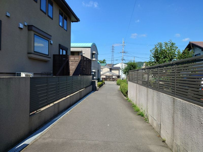 【前面道路含む現地写真】 | 山科区小野葛籠尻町　新築戸建