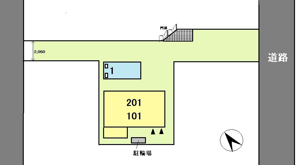 ヴィラ小塚山の区画図