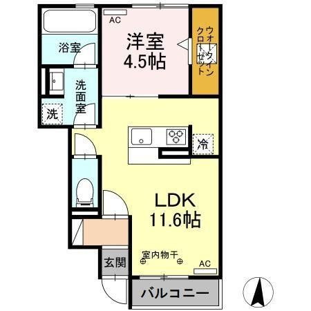 ルシエルの間取り