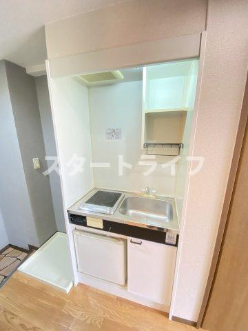 大阪市東淀川区東中島２丁目の賃貸マンションのキッチン