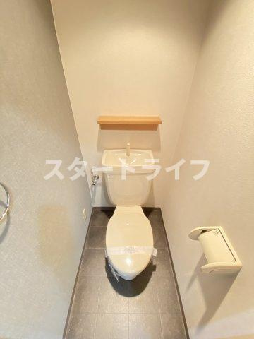 大阪市東淀川区東中島２丁目の賃貸マンションのトイレ