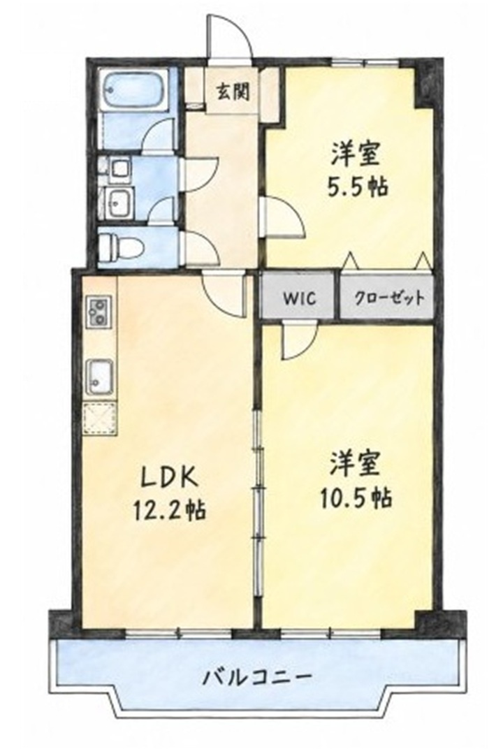 プラザ翠光の間取り