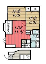 【間取り】 | カフリーィエ　A