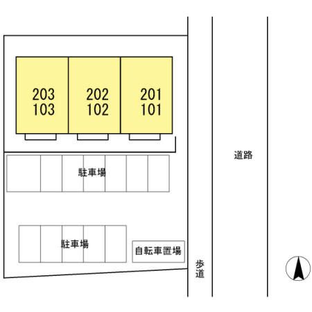 メナージュの区画図