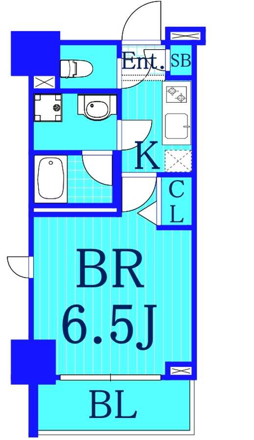 ガーラシティ横浜反町の間取り