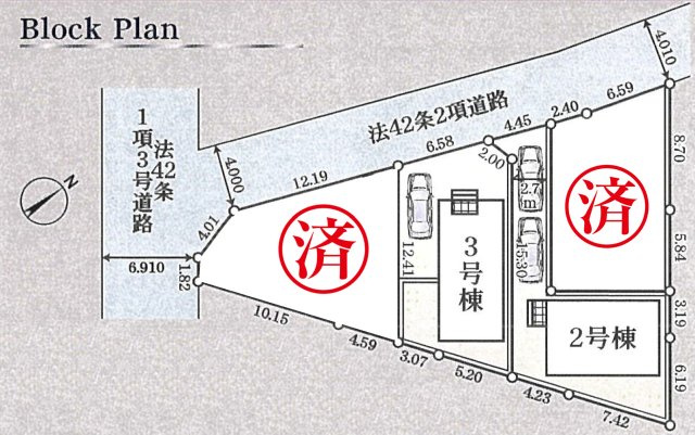 相模原市中央区上矢部第39の区画図|最終3棟！現地販売会開催中！