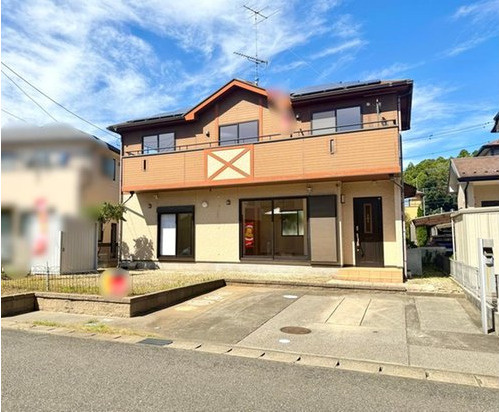 野田市木野崎　中古戸建　平成18年築の前面道路含む現地写真