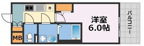 エスリードレジデンス梅田グランゲートの間取り