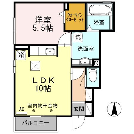 ム・ラージⅢの間取り