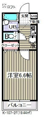 グランヴィラ２（Ｋ－１０７）の間取り