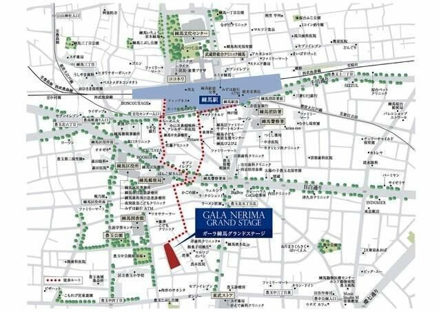 ガーラ練馬グランドステージの地図