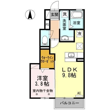 クレインⅡの間取り