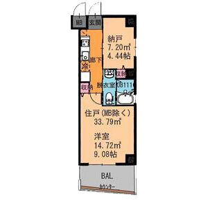【間取り】 | グランシアター高井田