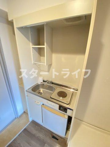 大阪市淀川区東三国４丁目の賃貸マンションのキッチン