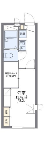 レオパレスＭａｅｄａ２　の間取り