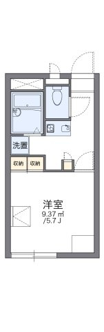 レオパレスこうべ山手２番館の間取り
