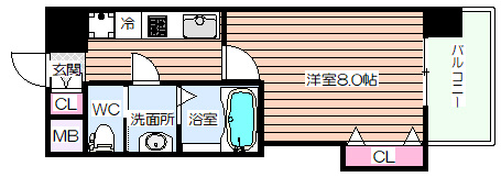 【間取り】 | LUXE新大阪EASTⅡ